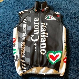 Italian insulated cycling vest